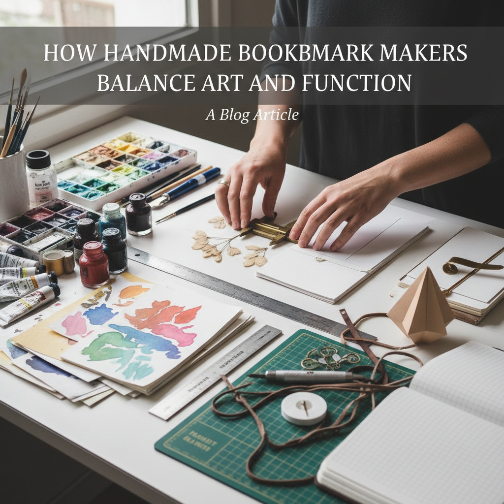 How Handmade Bookmark Makers Balance Art and Function