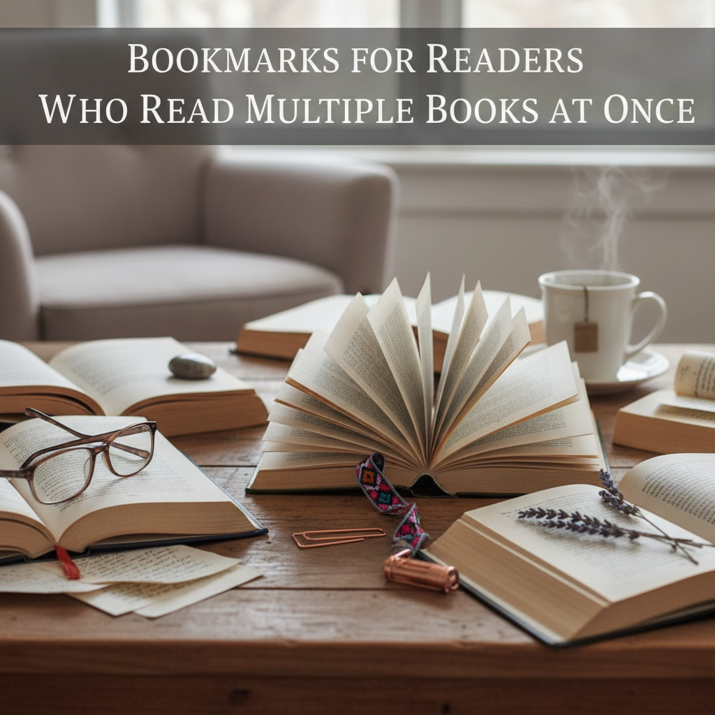 Bookmarks for Readers Who Read Multiple Books at Once