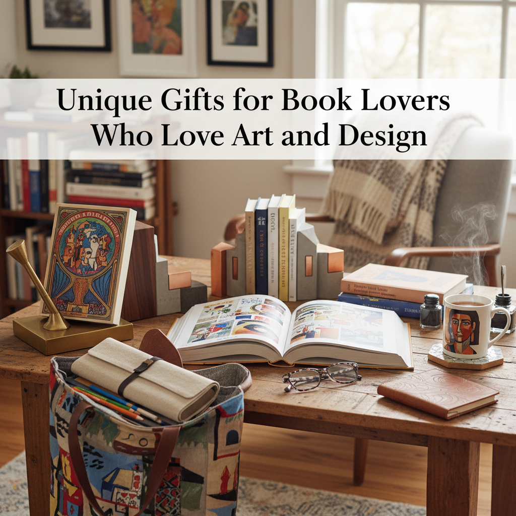 Unique Gifts for Book Lovers Who Love Art and Design