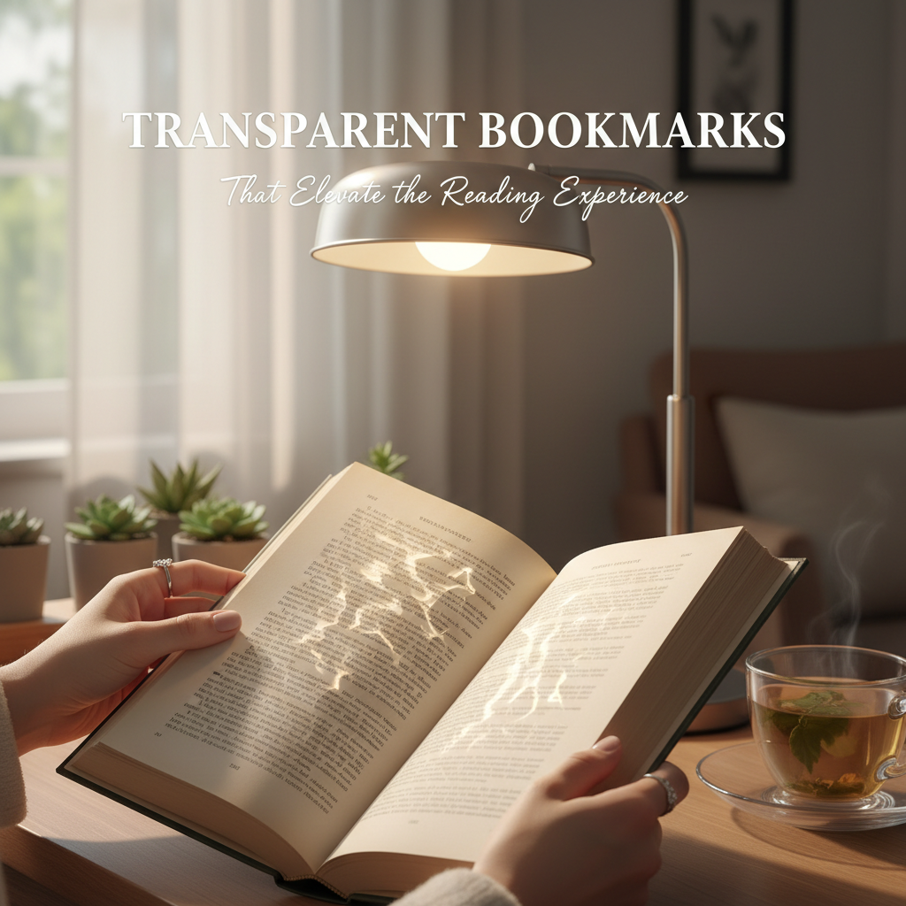 Transparent Bookmarks That Elevate the Reading Experience