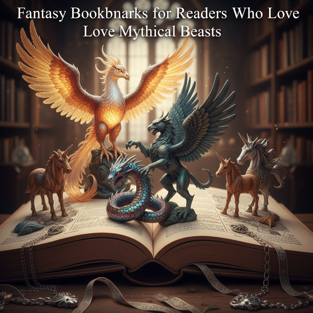 Fantasy Bookmarks for Readers Who Love Mythical Beasts