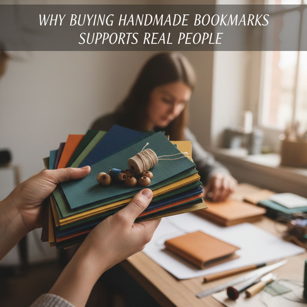 Why Buying Handmade Bookmarks Supports Real People