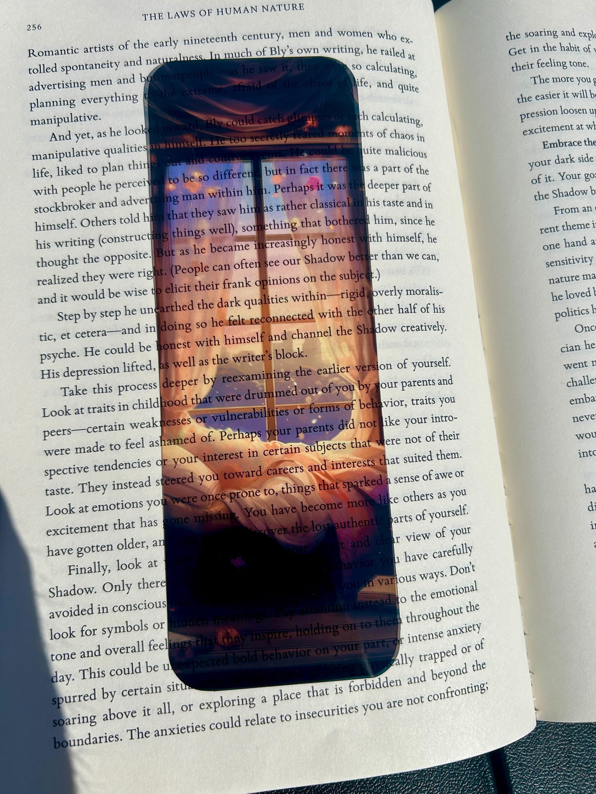 Sunset Solace Bookmark City Sunset View – Dreamy Book Nook Art for Romantic Readers, Introverts