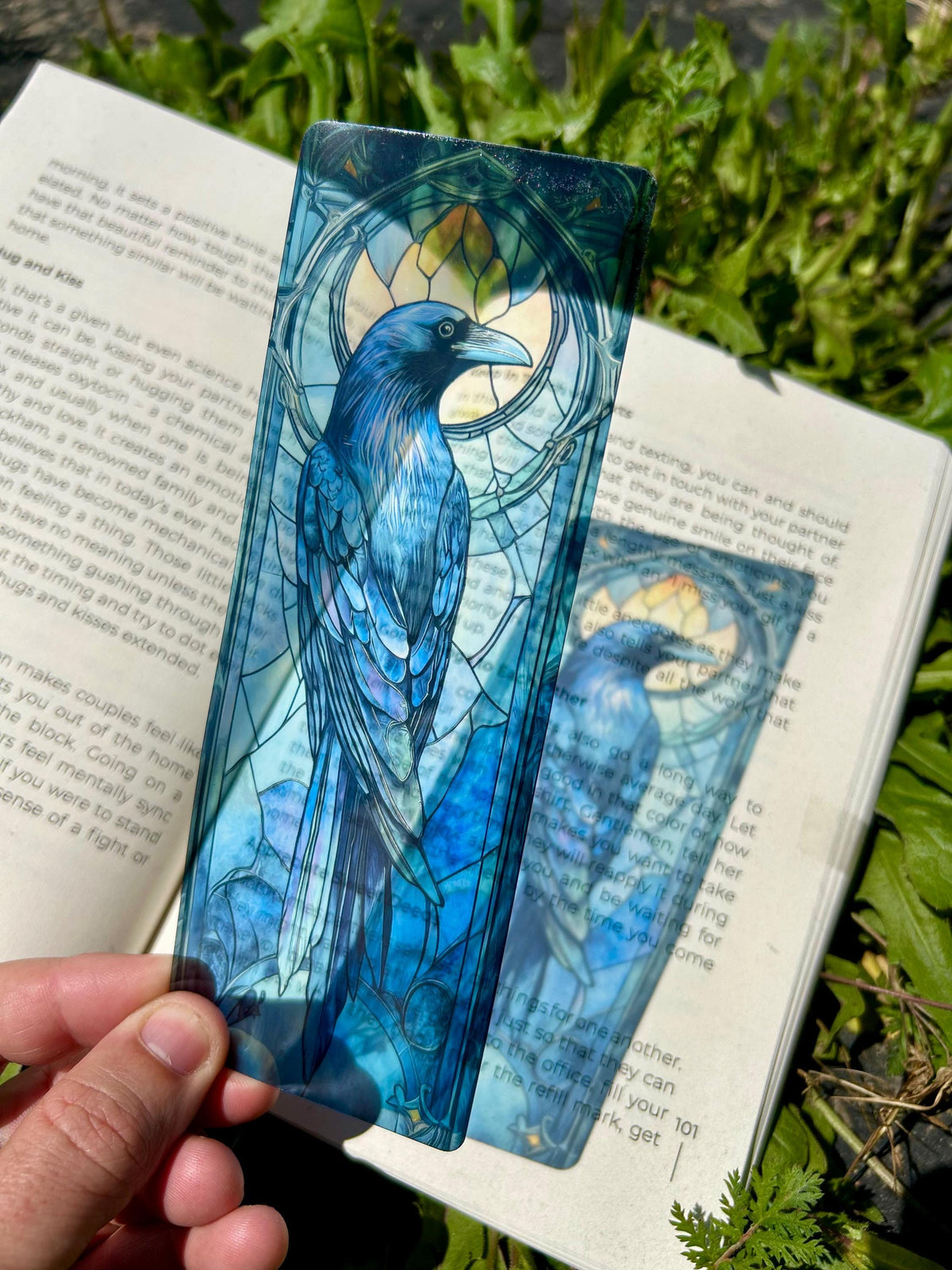 Wise Raven Bookmark – Potter Inspired, Raven House claw Art, Unique Gift for Potter heads & Book Lovers
